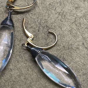 EARRINGS. EXQUISITE! Crystal Hangs 1.5”.